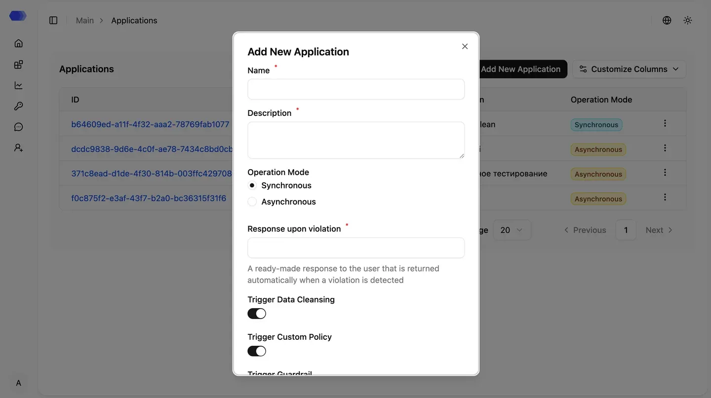 Application Registration