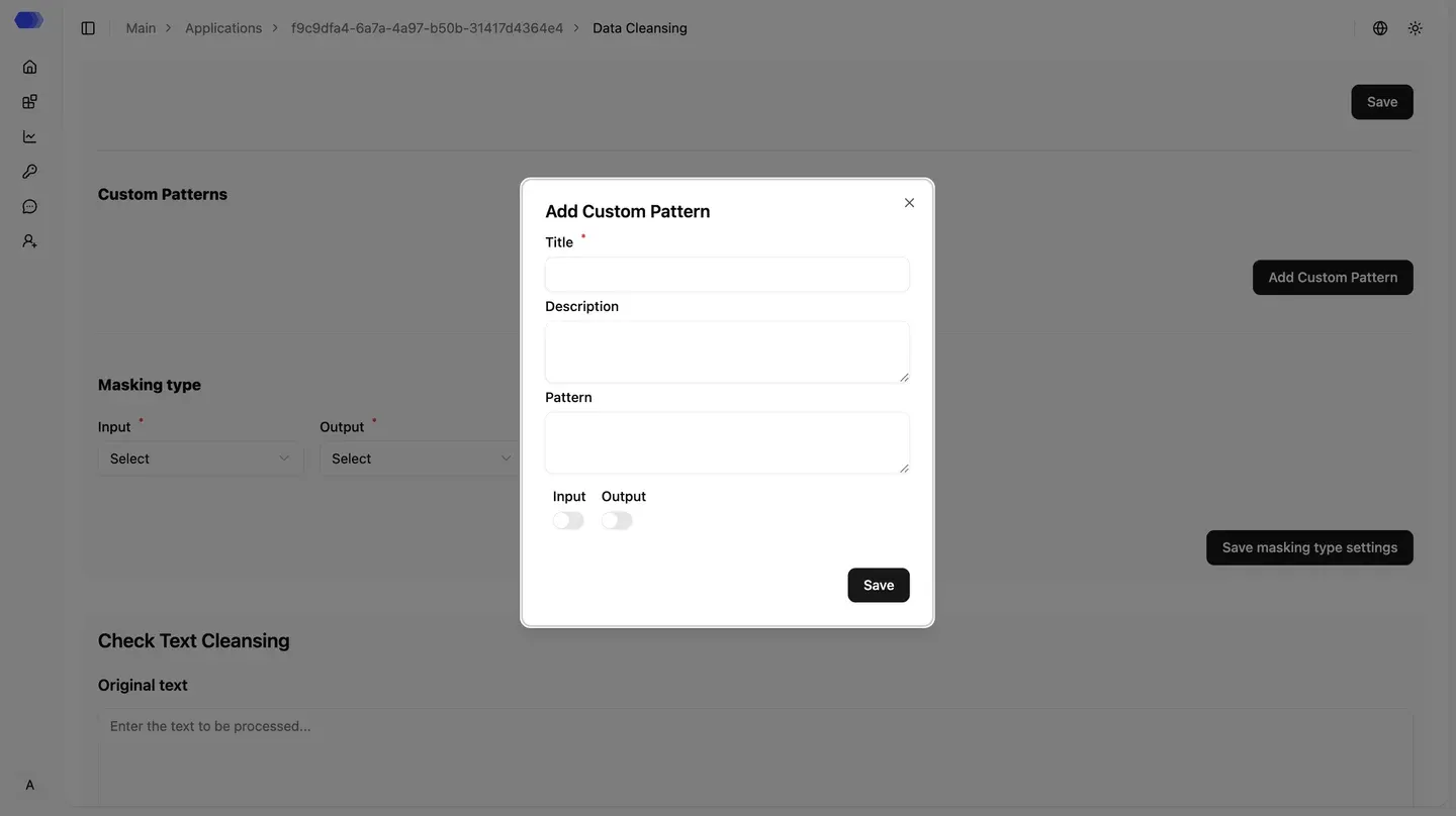 Custom Patterns
